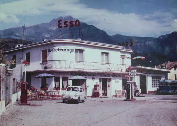 Rosas bar i Meran där Ägid jobbade sommaren 1960 som barhjälp