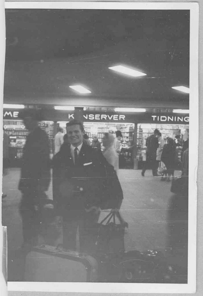 första anhalt på T centralen sista september 1964